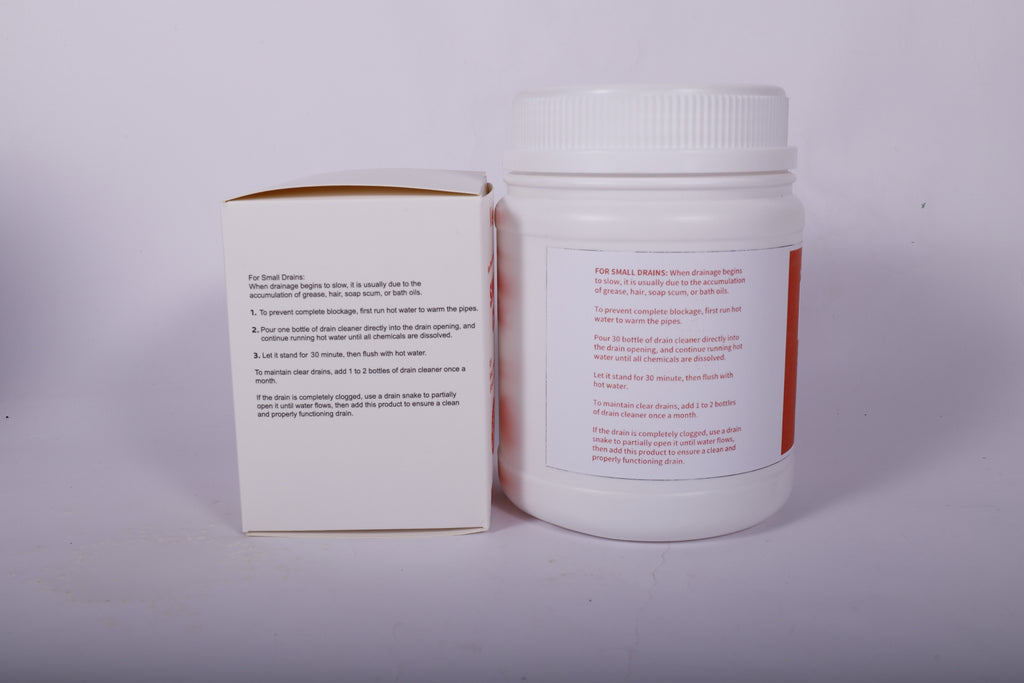 VeriiGud 400g Sink Drain Cleaner Powder Kit: Drain Clog Remover for Kitchen Bathroom Tubs and Showers