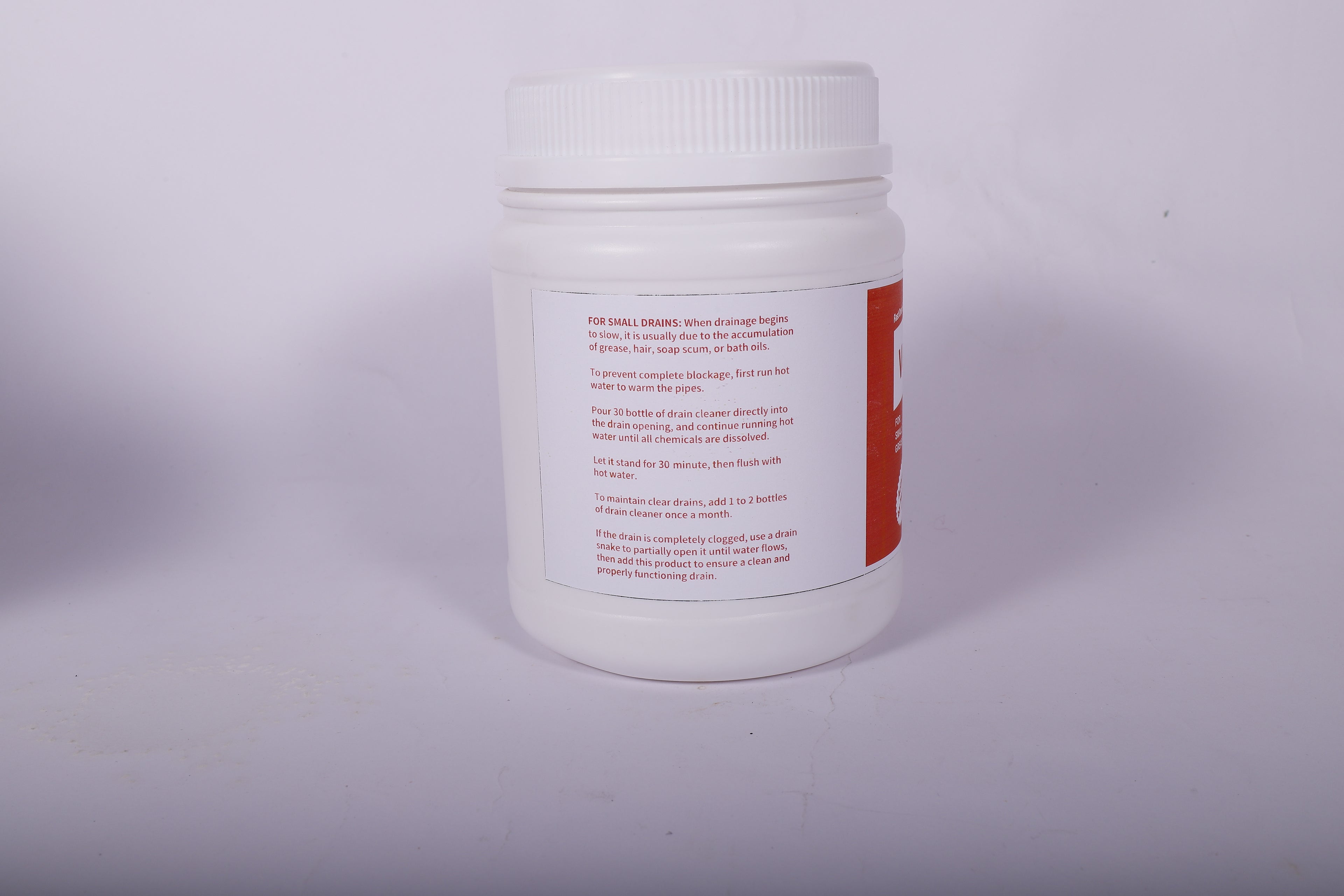 VeriiGud 100g Sink and Drain Cleaner Powder: Fast-Acting Clogged Pipe Opener for Kitchen Bathroom Pipes and Floor Drains