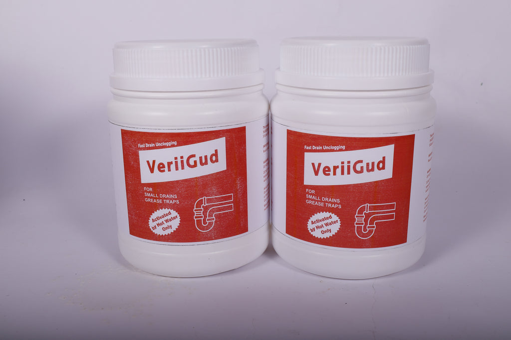 VeriiGud 400g Sink Drain Cleaner Powder Kit: Drain Clog Remover for Kitchen Bathroom Tubs and Showers