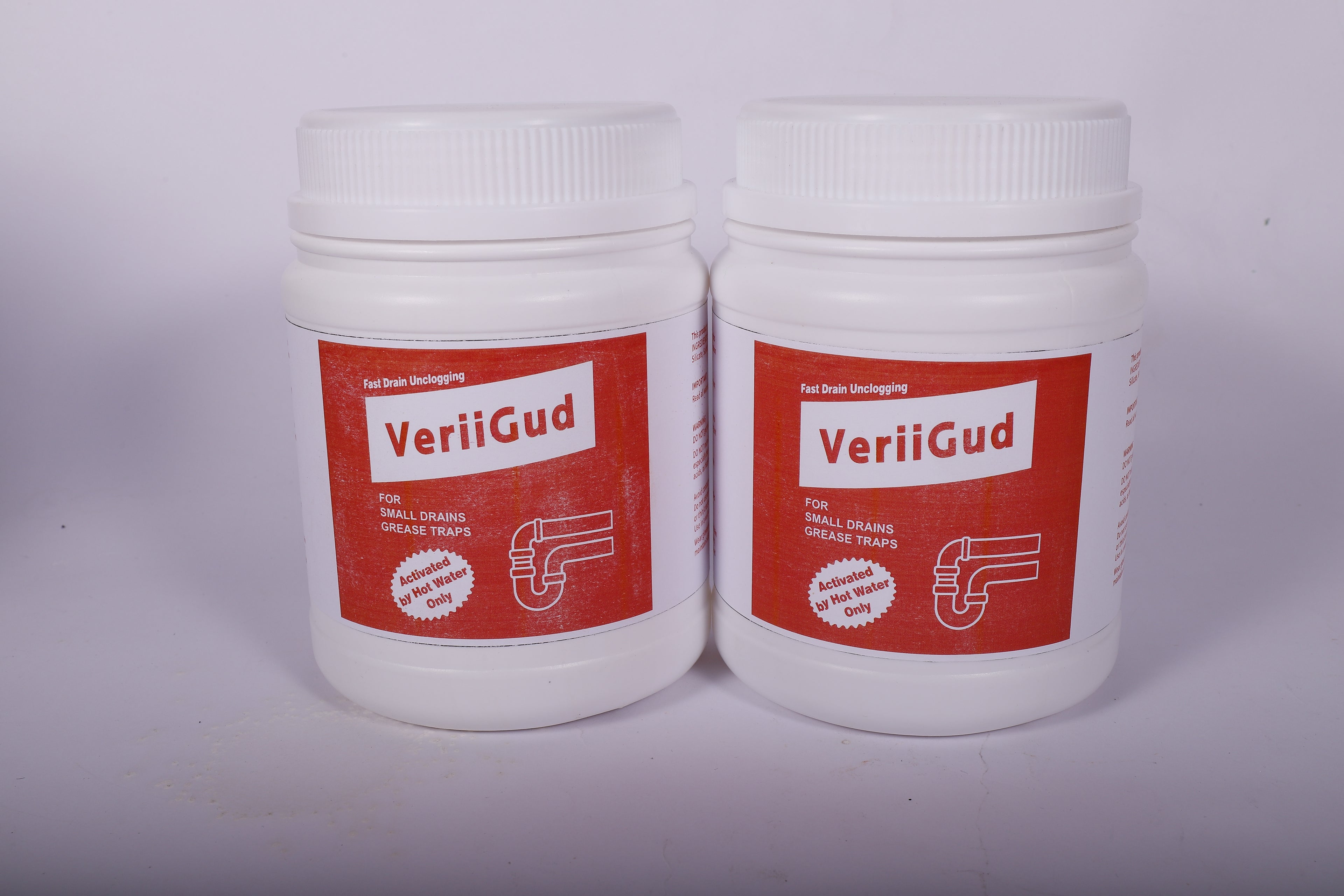 VeriiGud 400g Sink Drain Cleaner Powder Kit: Drain Clog Remover for Kitchen Bathroom Tubs and Showers