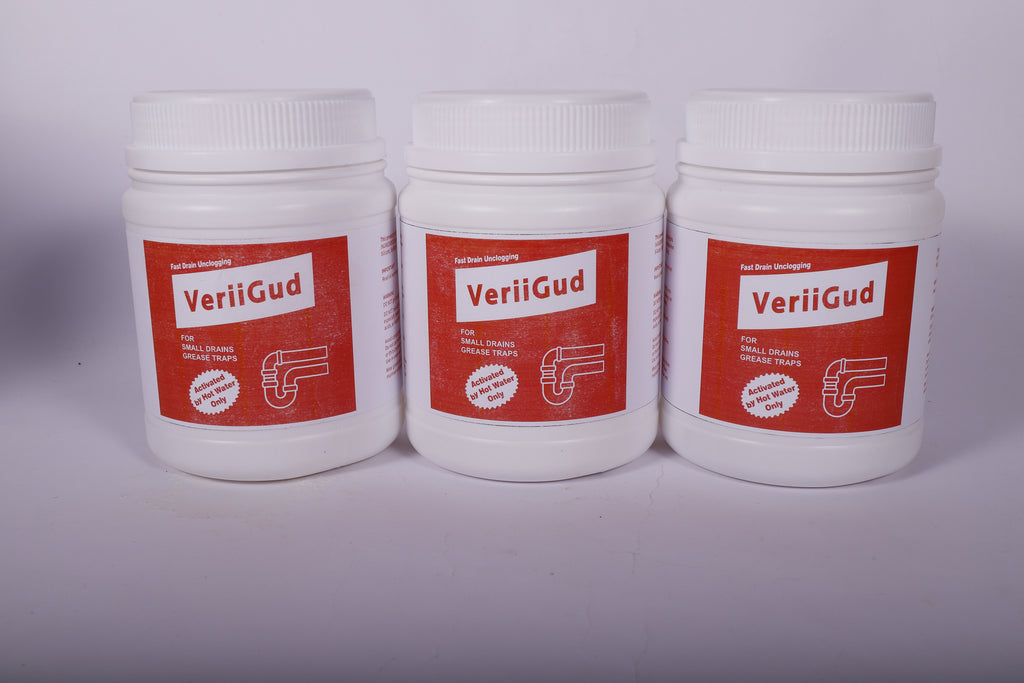 VeriiGud 400g Sink Drain Cleaner Powder Kit: Drain Clog Remover for Kitchen Bathroom Tubs and Showers