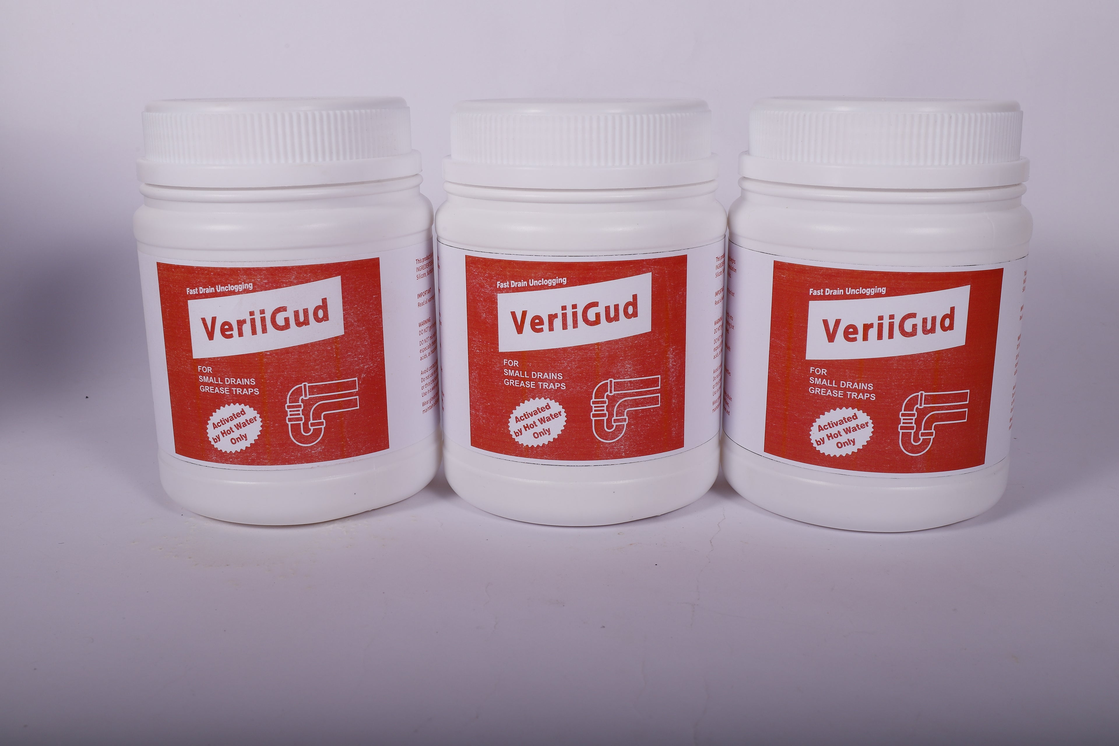 VeriiGud 400g Sink Drain Cleaner Powder Kit: Drain Clog Remover for Kitchen Bathroom Tubs and Showers