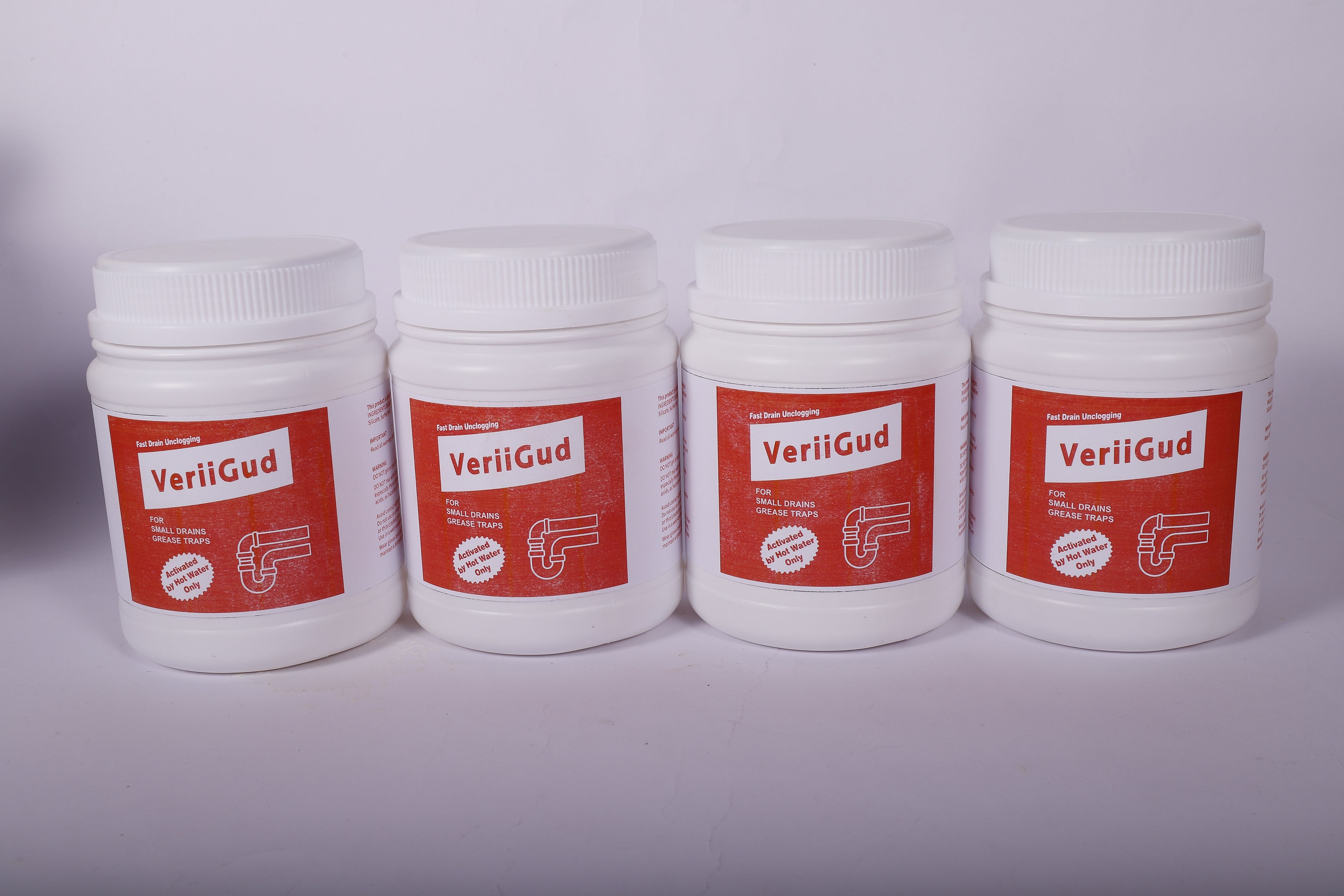 VeriiGud 400g Sink Drain Cleaner Powder Kit: Drain Clog Remover for Kitchen Bathroom Tubs and Showers